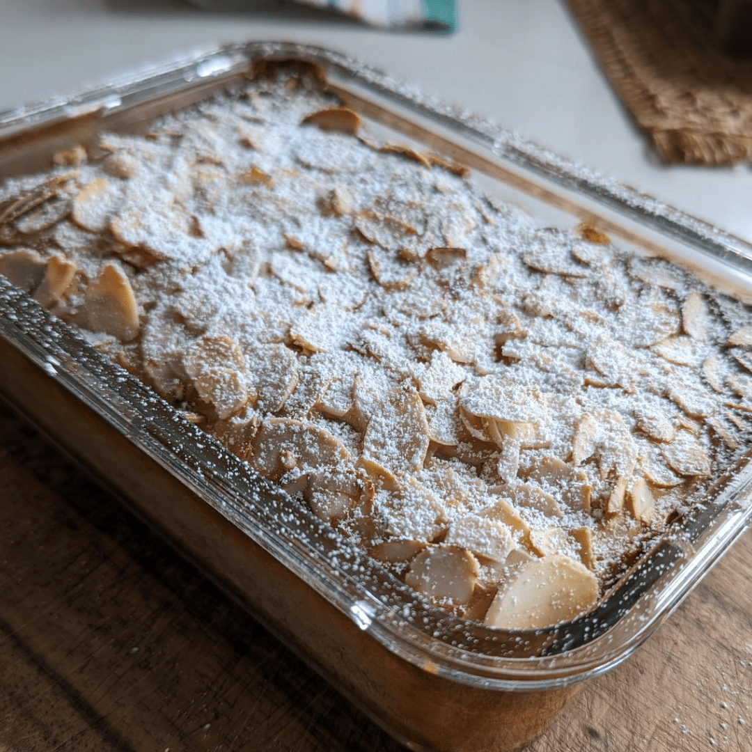 Coeliac Safe Almond Croissant Baked (not) Oats