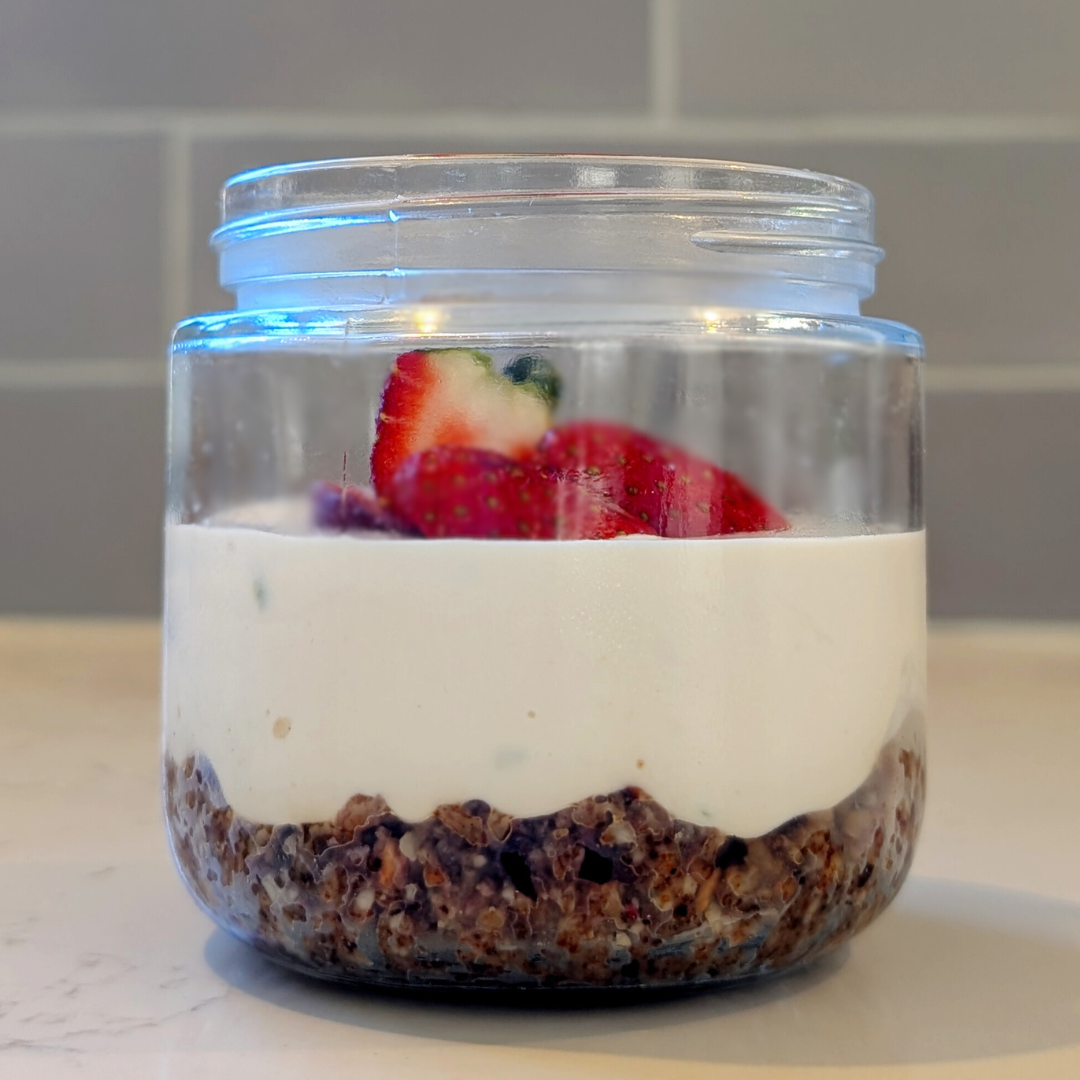 No-Bake Strawberry & Cranberry Cheesecake - Coeliac Safe
