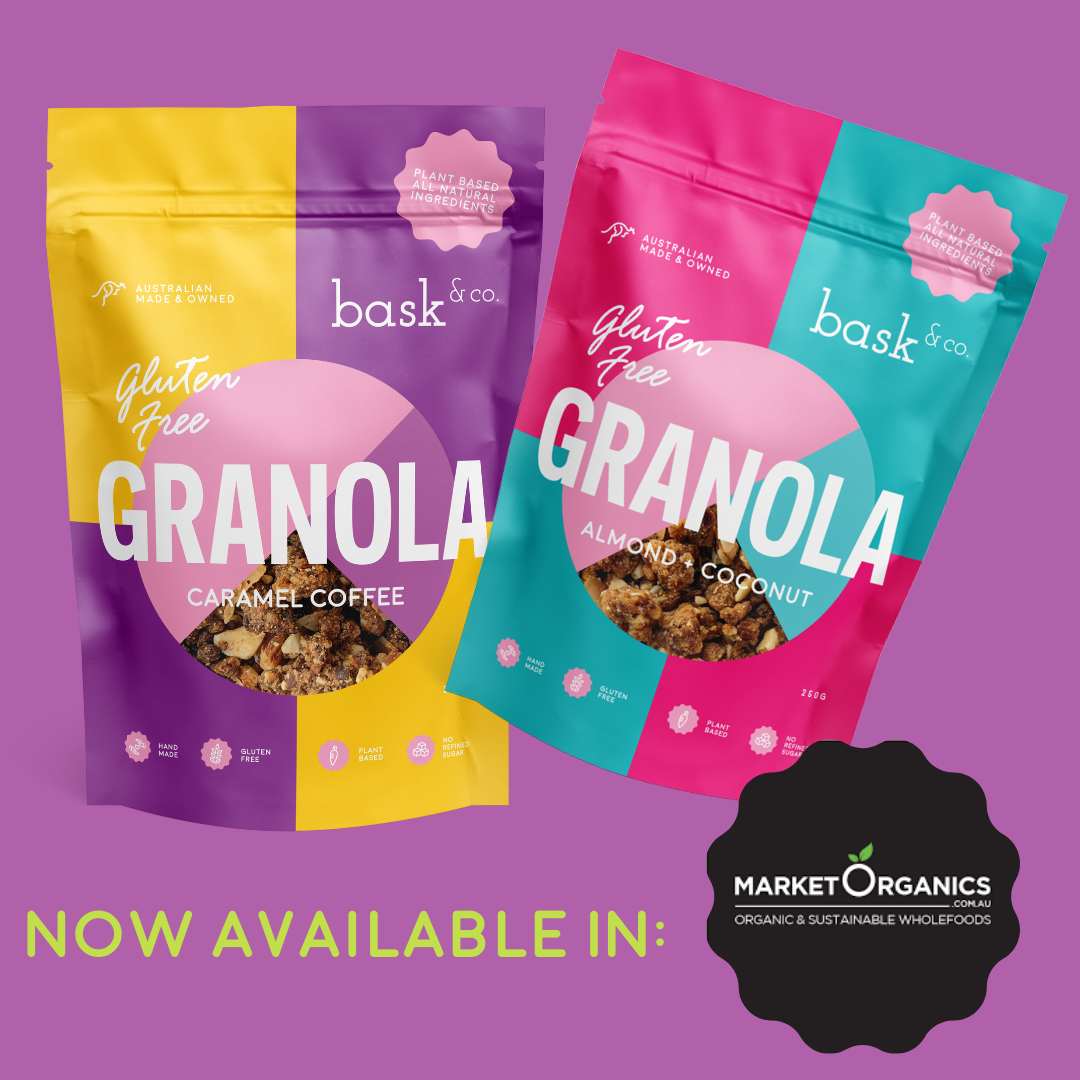 Bask & Co. Now avaliable at Market Organics!