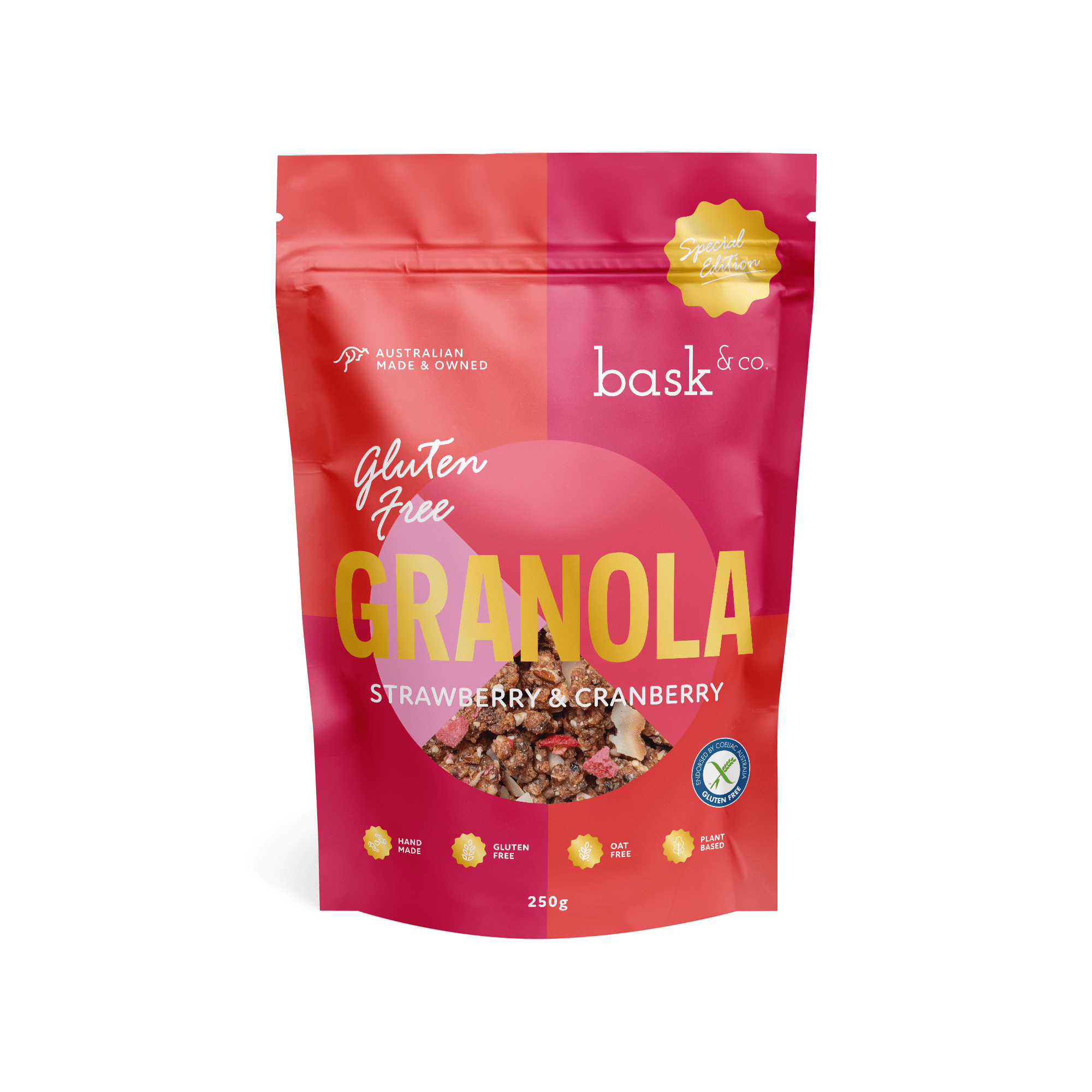 1 x Free 250g Strawberry Granola