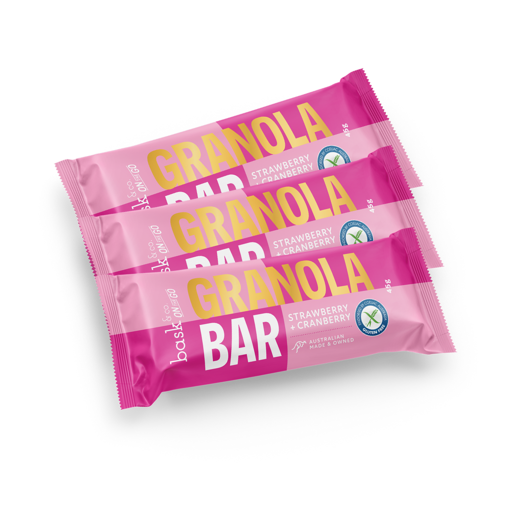 Strawberry & Cranberry Granola Bars 45g