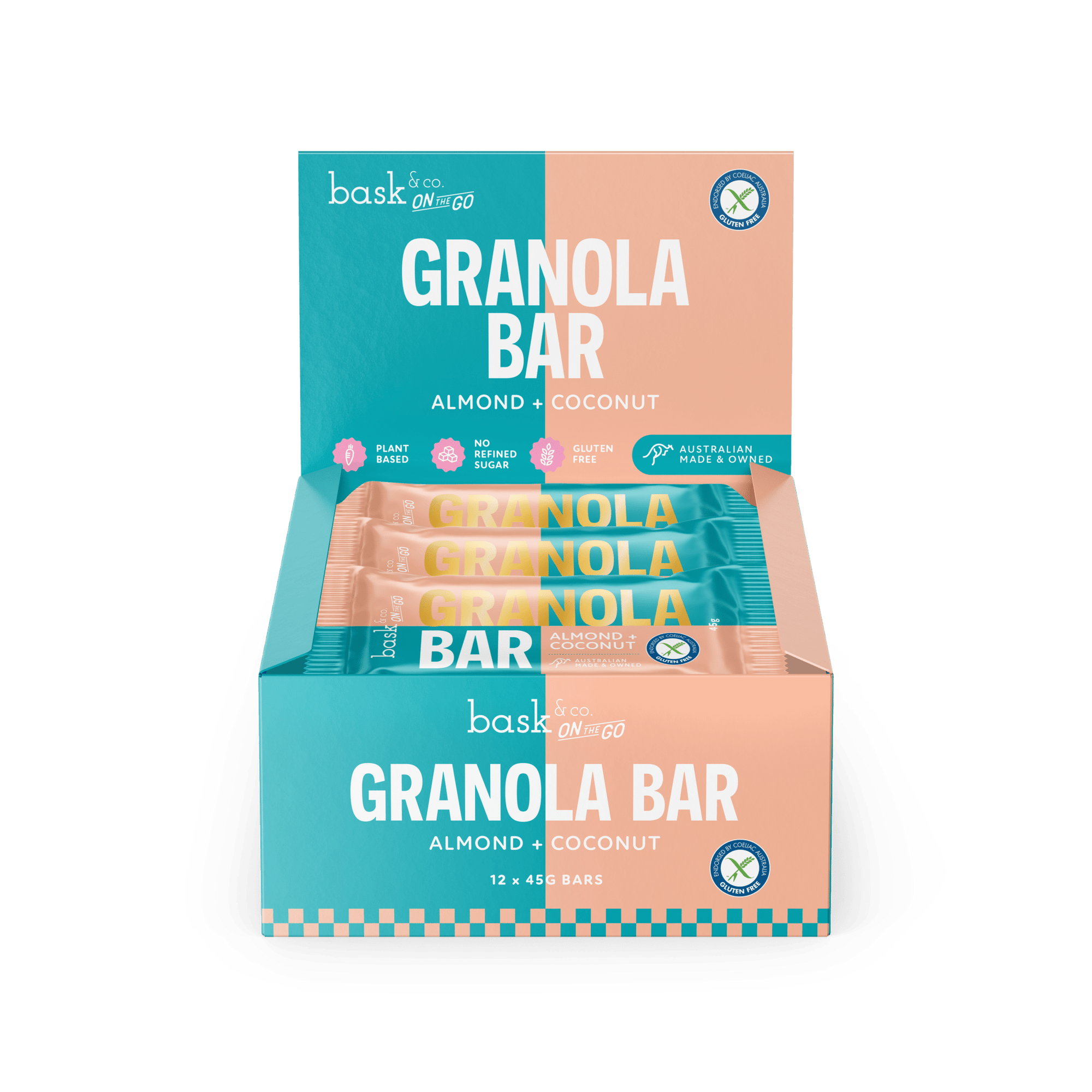 Almond & Coconut Granola Bars