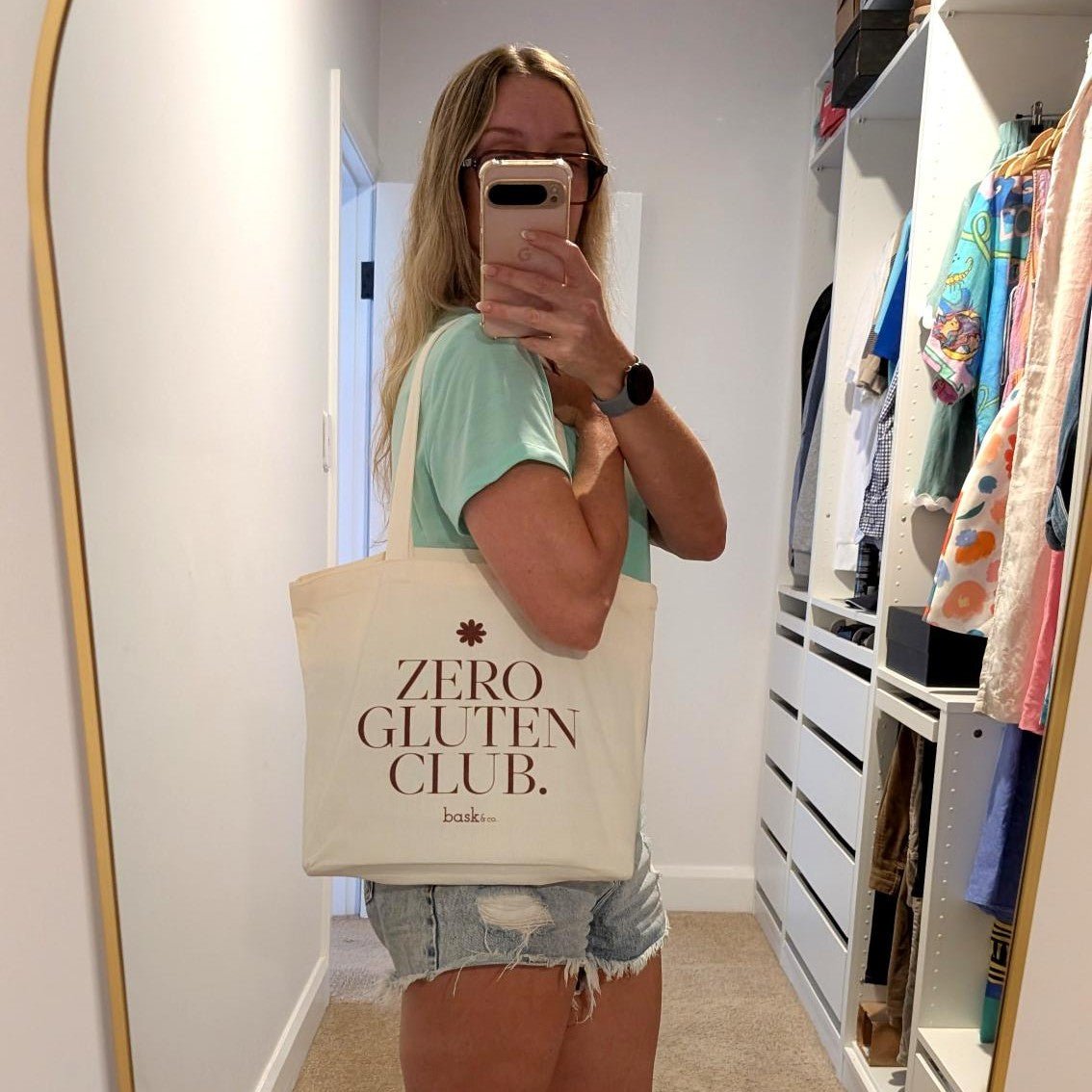 'Zero Gluten Club' Tote Bag